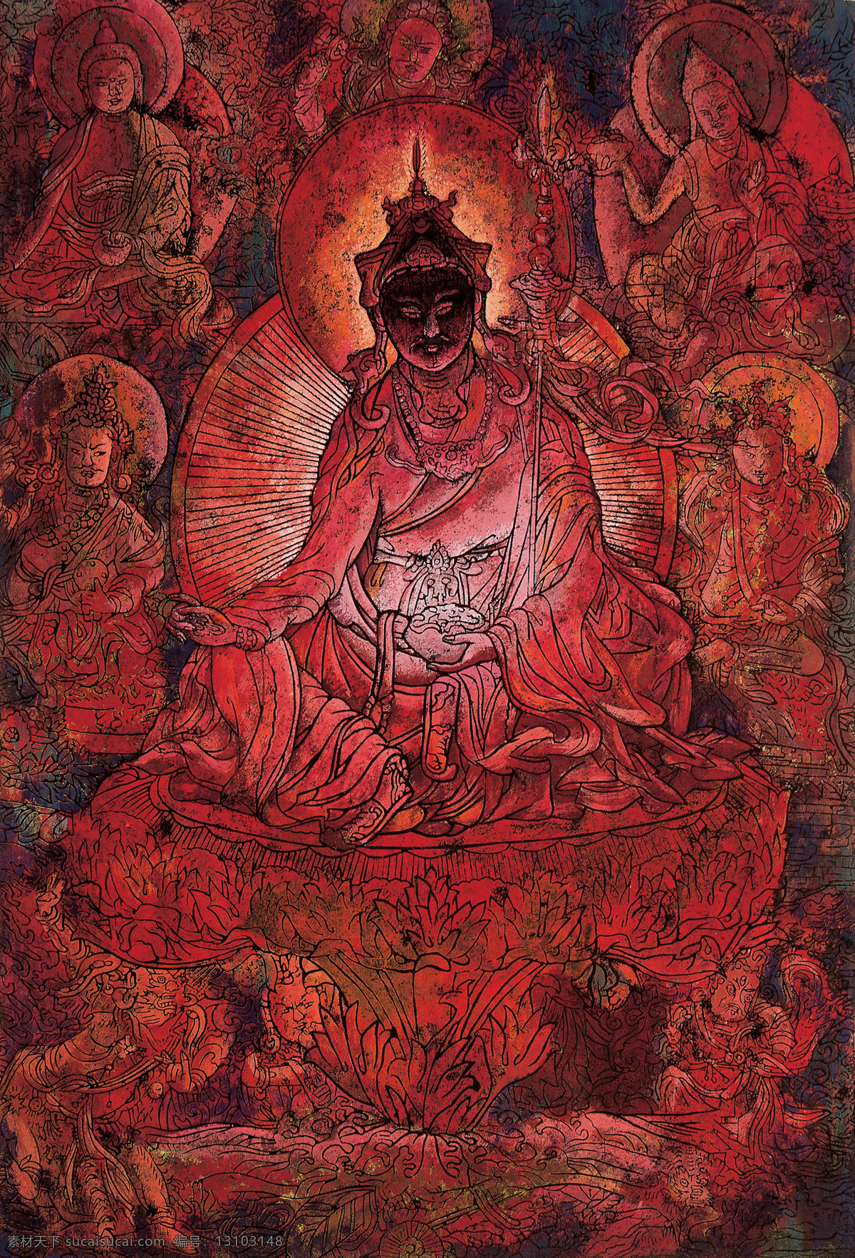 版画 作品 藏族 抽象 抽象画 抽象色彩 绘画 精美 民族 手绘 西藏 黄勇 木版 祥巴 艺术 文化艺术