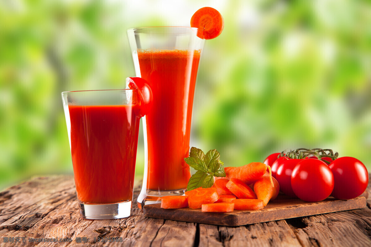 红色蔬菜汁 番茄 西红柿 番茄汁 果汁 蔬菜汁 水果蔬菜 餐饮美食 红色