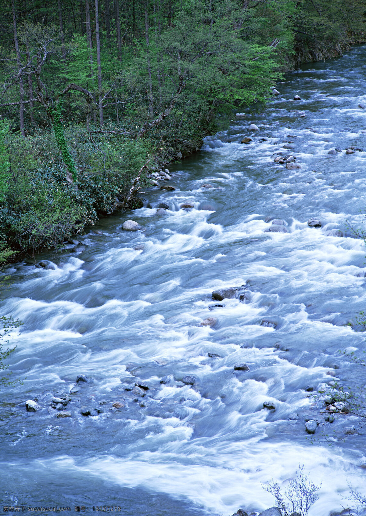 财源滚滚 风景 风景画 河流 流水生财 瀑布 山峰 山水 急 水流 急水流 细水长流 溪流 溪水 山水风景画 摄影图 山水风景 自然景观 家居装饰素材