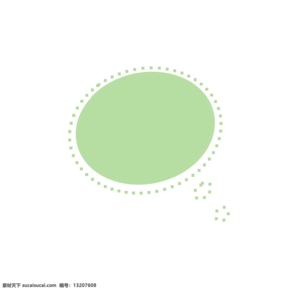 手绘 对话框 绿色 圆形 简单 可爱 对话款 简约 框 绿色圆形 波点对话框 简单对话框 不规则手绘 圆形对话框