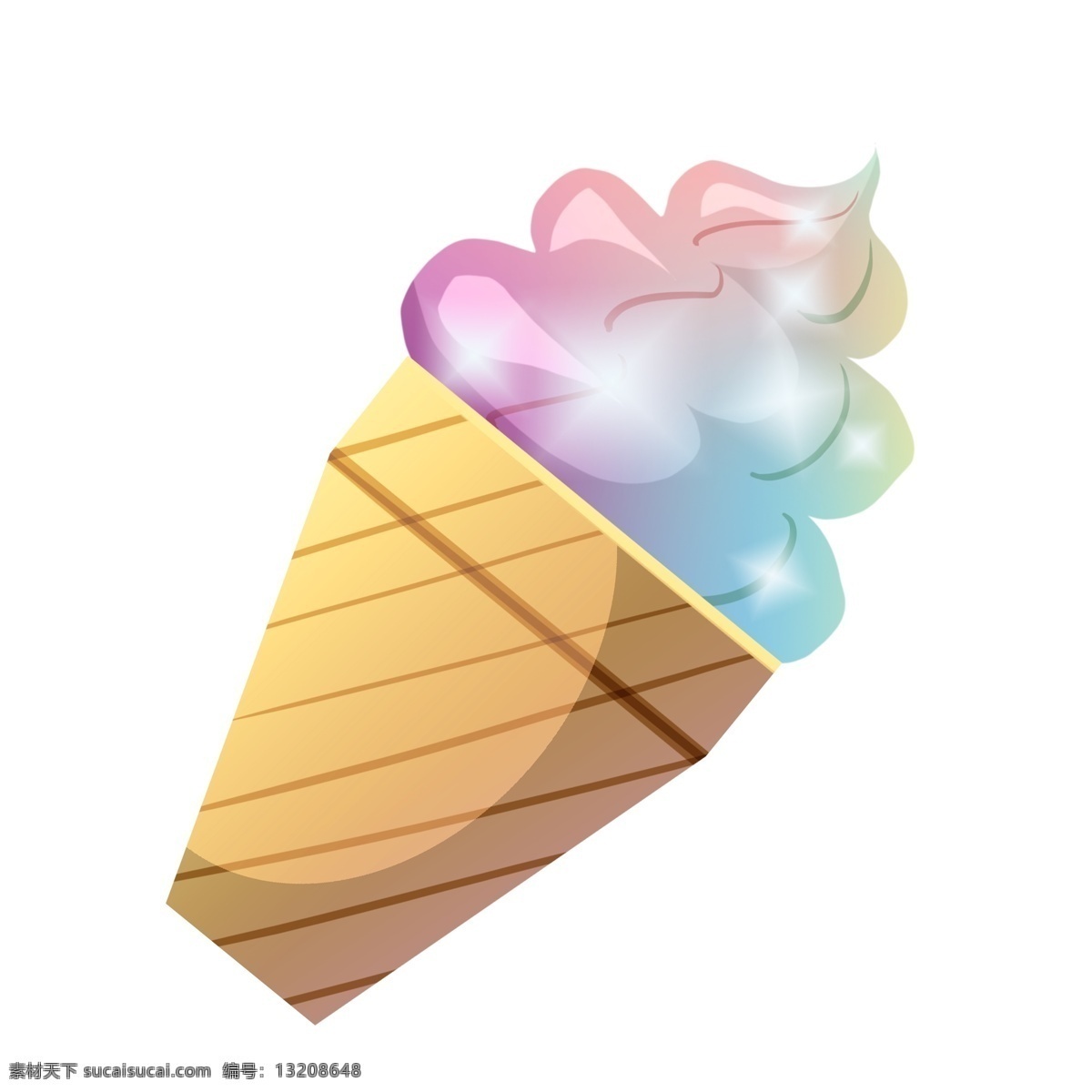 蛋 筒 旋转 冰淇淋 可口 夏季 夏天