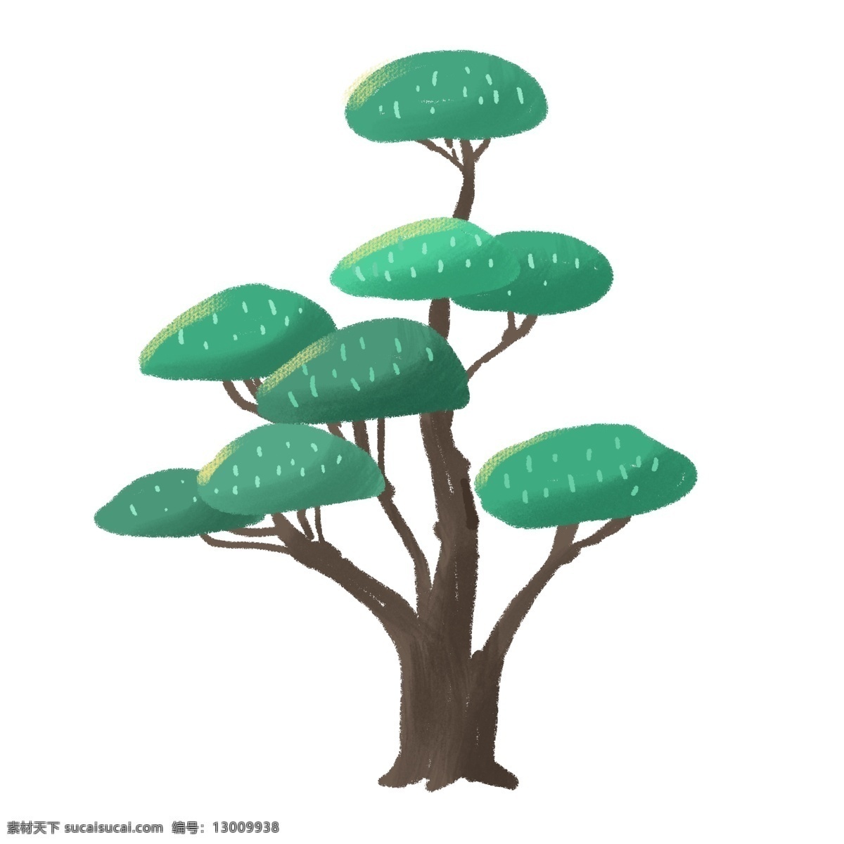 绿色 小清 新手 绘 风 大树 小清新 手绘风 春天 绿植 植物 绿叶 夏天 小树 抽象 植被 自然 树干 茂盛