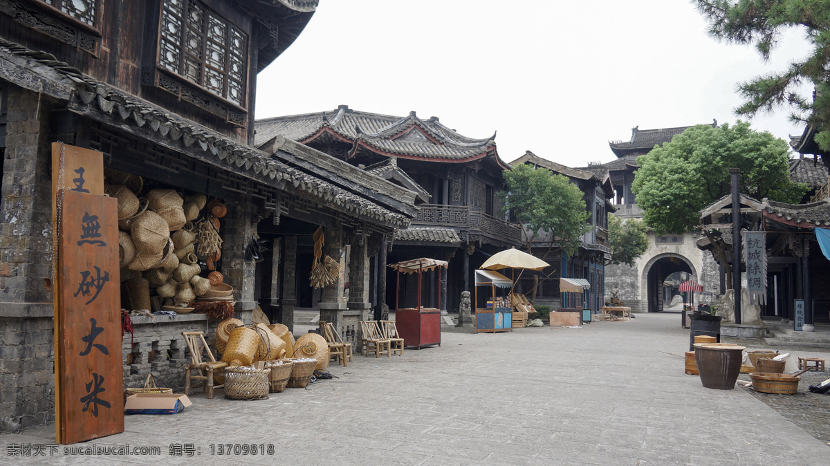 古代集市街景素材图片下载-素材编号13709818-素材天下图库