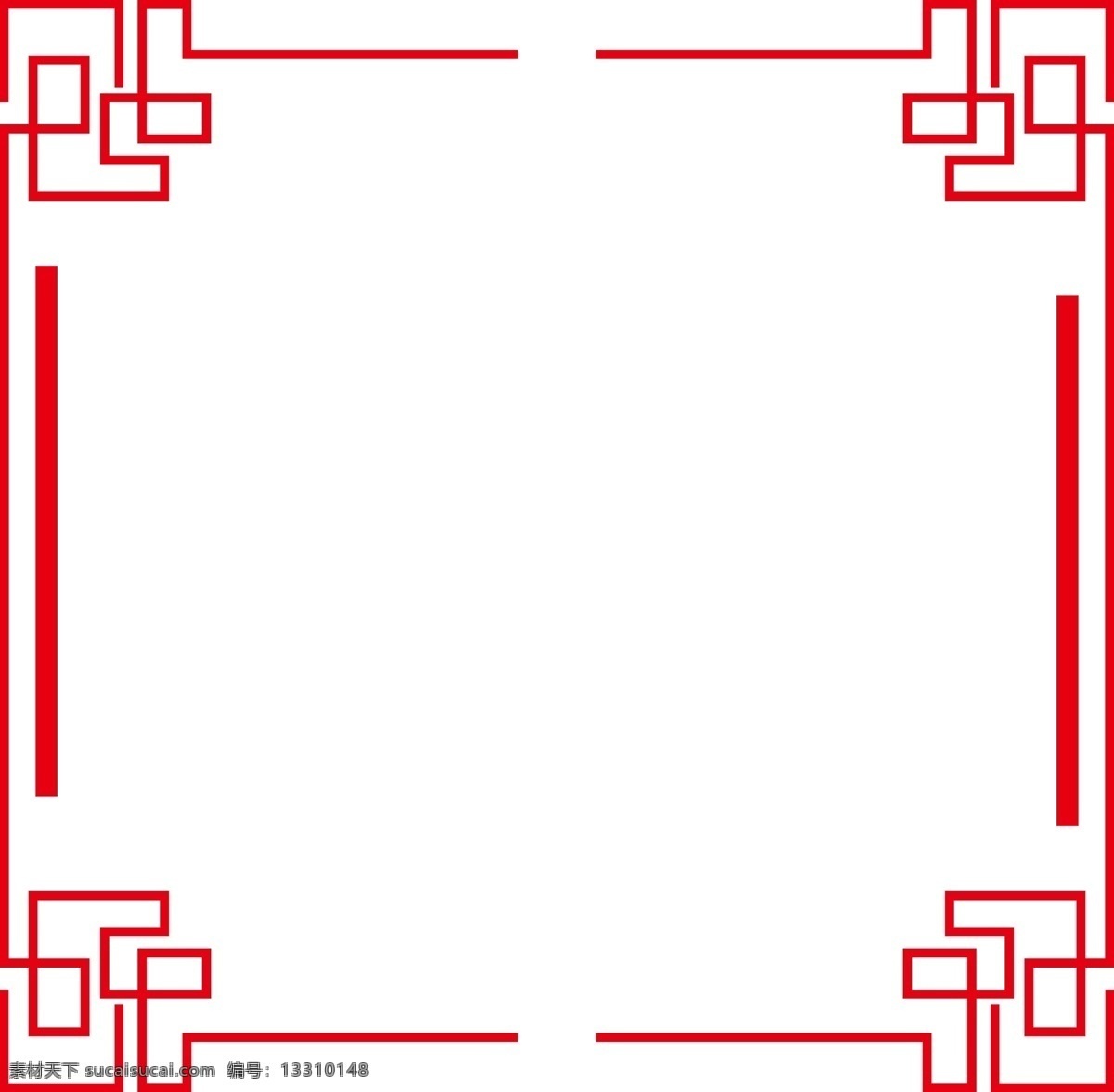 简约 大气 红色 中 国风 纹样 边框 中国风 古风 中国风边框 传统边框 红色边框