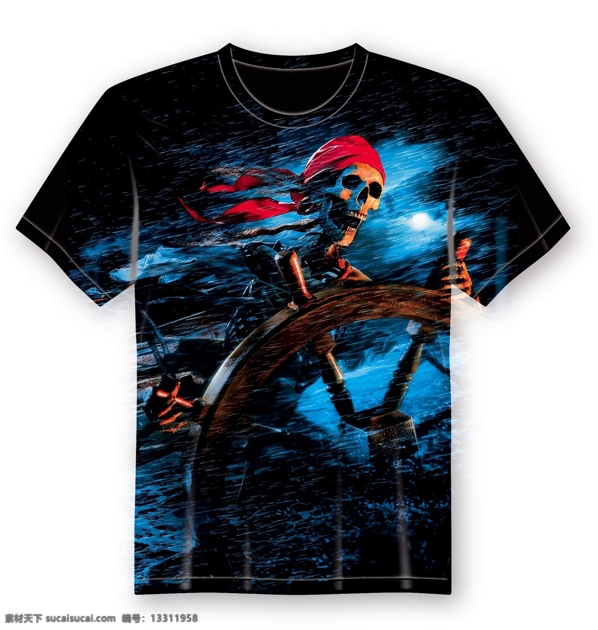 加勒比 海盗 t 恤 加勒比海盗 迪士尼 印花 t恤 定位花 男装 分层 高清图