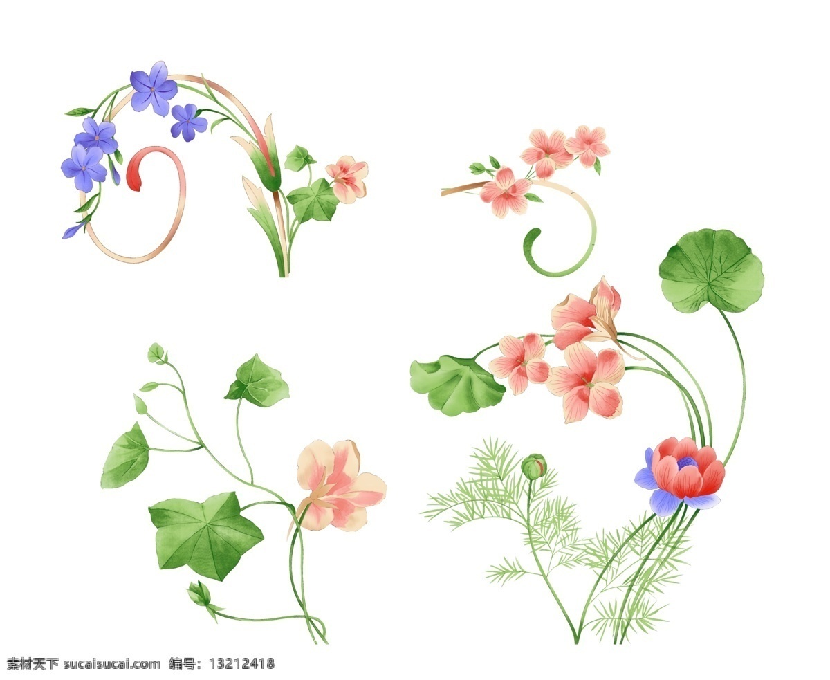 紫色花朵 花 花卉 手绘花朵素材 矢量花朵 矢量素材 各种花朵 花藤 盛开 绽放 绿叶 叶子 花朵素材 装饰花朵 手绘花朵 矢量 花草 鲜花 花朵 梦幻花朵 唯美 鲜花素材 矢量花朵素材 矢量鲜花花朵 矢量鲜花素材 春季花朵素材 春季素材 春天素材 春天 春季 植物 水彩花朵