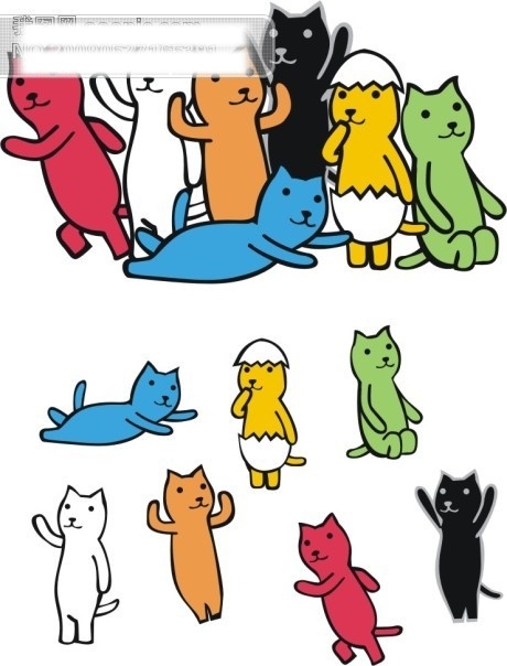 猫免费下载 家禽 家畜 矢量图 猫 生物 世界 矢量 猫眯 其他矢量图