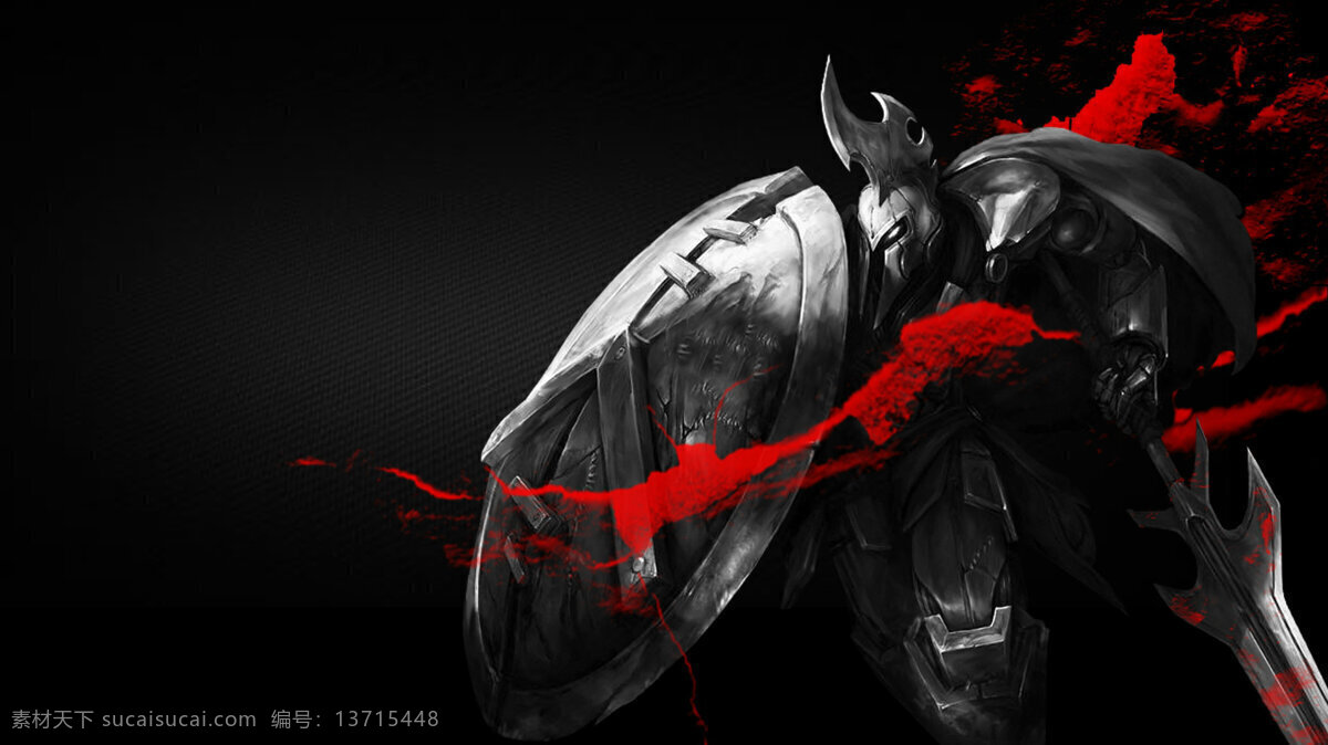英雄 联盟 潘 森 壁纸 lol 黑色 英雄联盟 潘森 背景图片