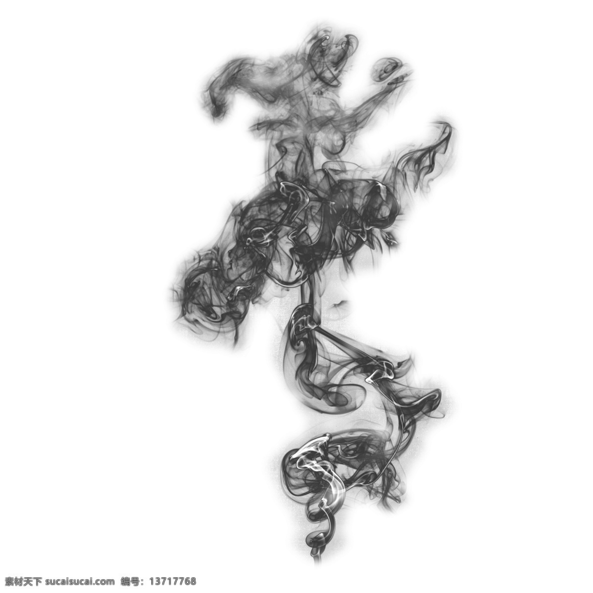 水彩 不规则 黑色 泼墨 创意 抽象 中国风 卡通 手绘 烟雾 美丽 缭绕 环绕 颗粒 漂浮 个性