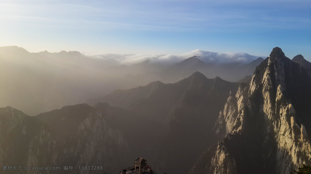 华山东峰 风景 山脉 五岳 西岳 旅游摄影 国内旅游