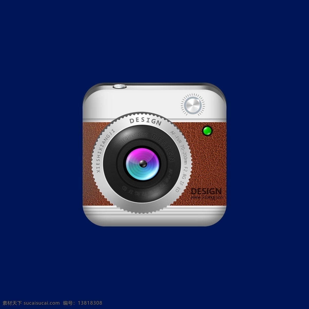写实图标 相机 icon