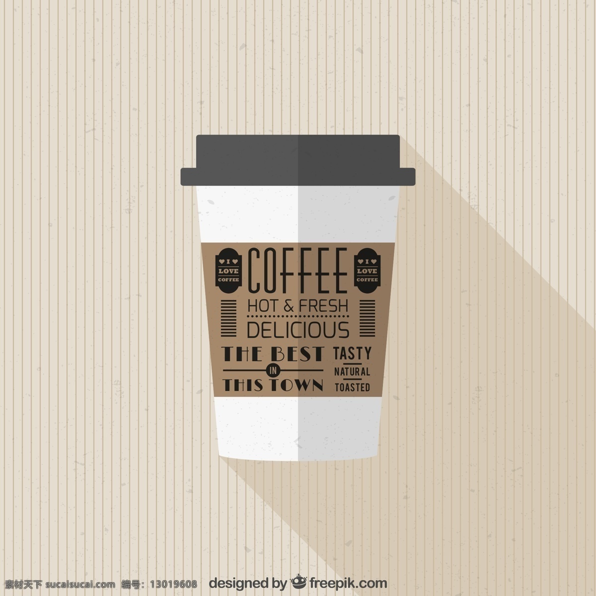 扁平化 外卖咖啡 咖啡杯 杯子包装设计 咖啡杯设计 矢量素材 生活百科 生活用品 平面素材 白色