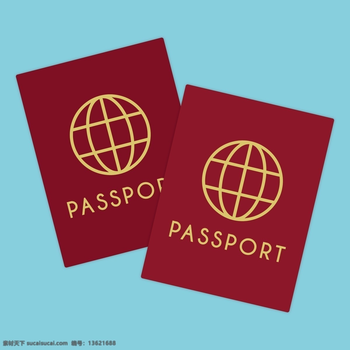 卡通 护照 矢量 卡通护照 矢量素材 卡通素材 矢量图