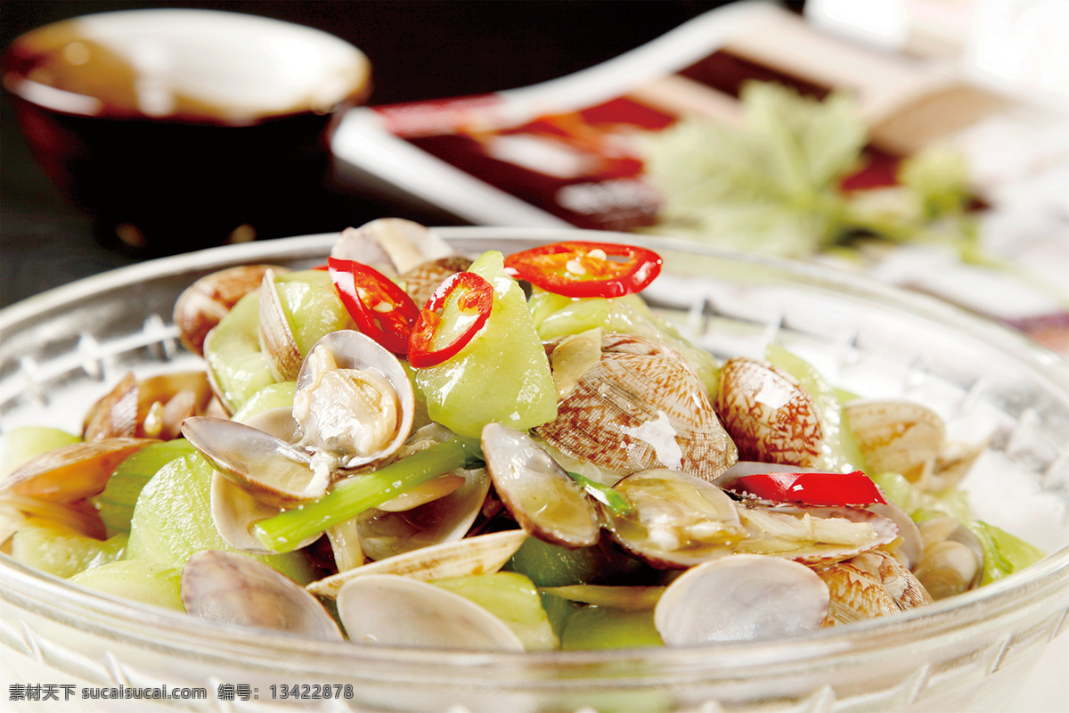 丝瓜蛤蜊 美食 传统美食 餐饮美食 高清菜谱用图