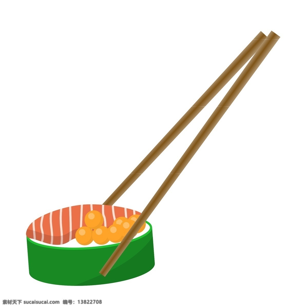 美味 日式 寿司 插画 筷子 日本寿司 美味的料理 日式寿司插画 水果寿司 食物 日本食物 料理