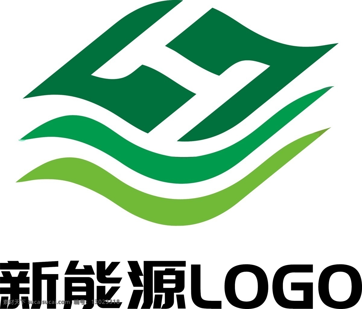 新能源 绿色环保 科技 企业 logo 原创 标识设计 互联网 绿色 矢量 节约 科技公司 节水