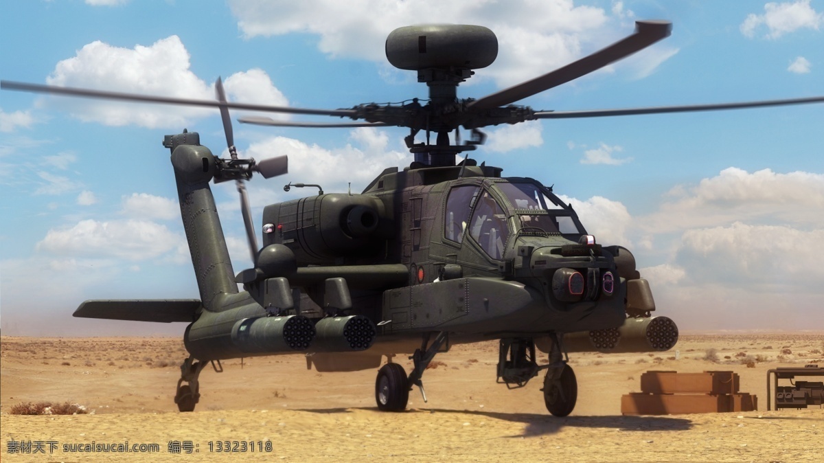 appache 演示 电影 更多 帧 直升机 3d模型素材 建筑模型