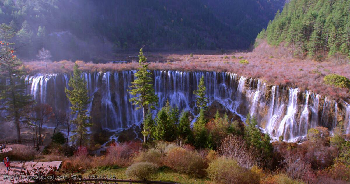 旅游 秋天 九寨沟 风景 旅游摄影