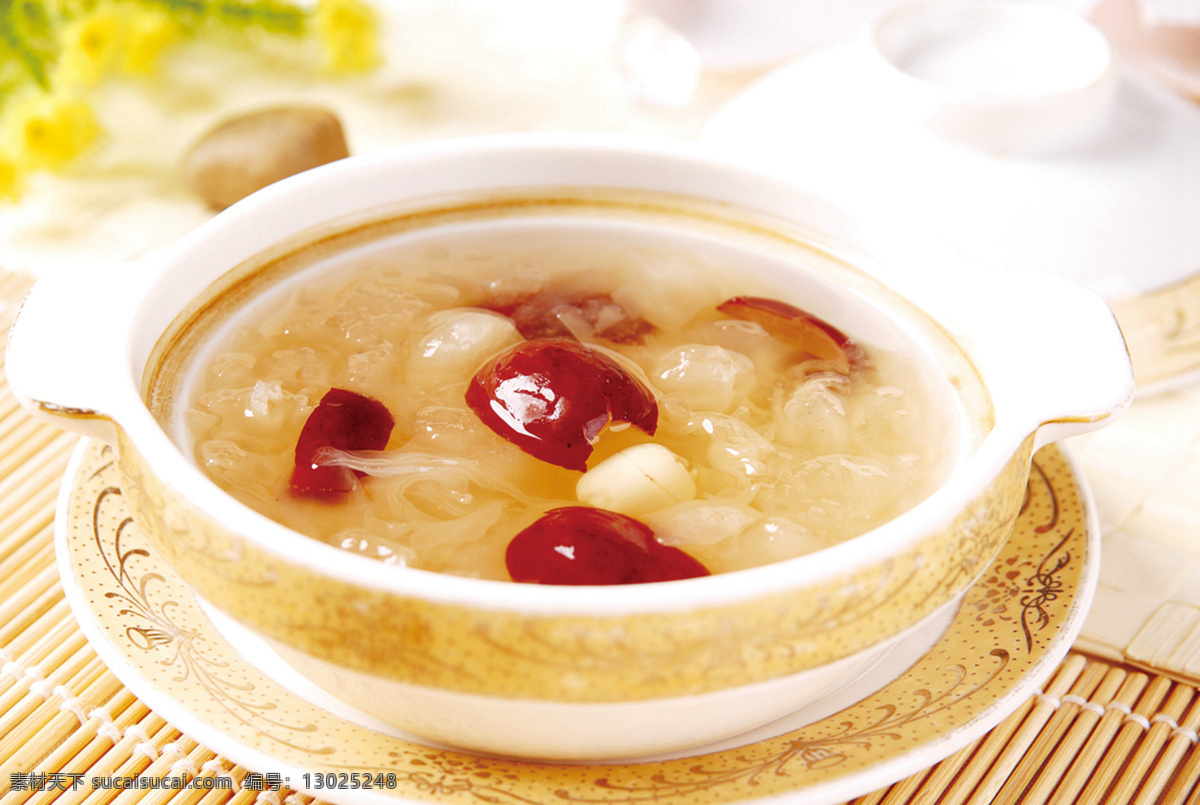 红莲炖雪蛤 美食 传统美食 餐饮美食 高清菜谱用图