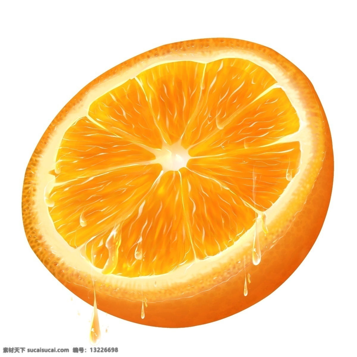 切片橙子 橙子 水果 果汁 水果素材 新鲜水果 新鲜橙子 橘子