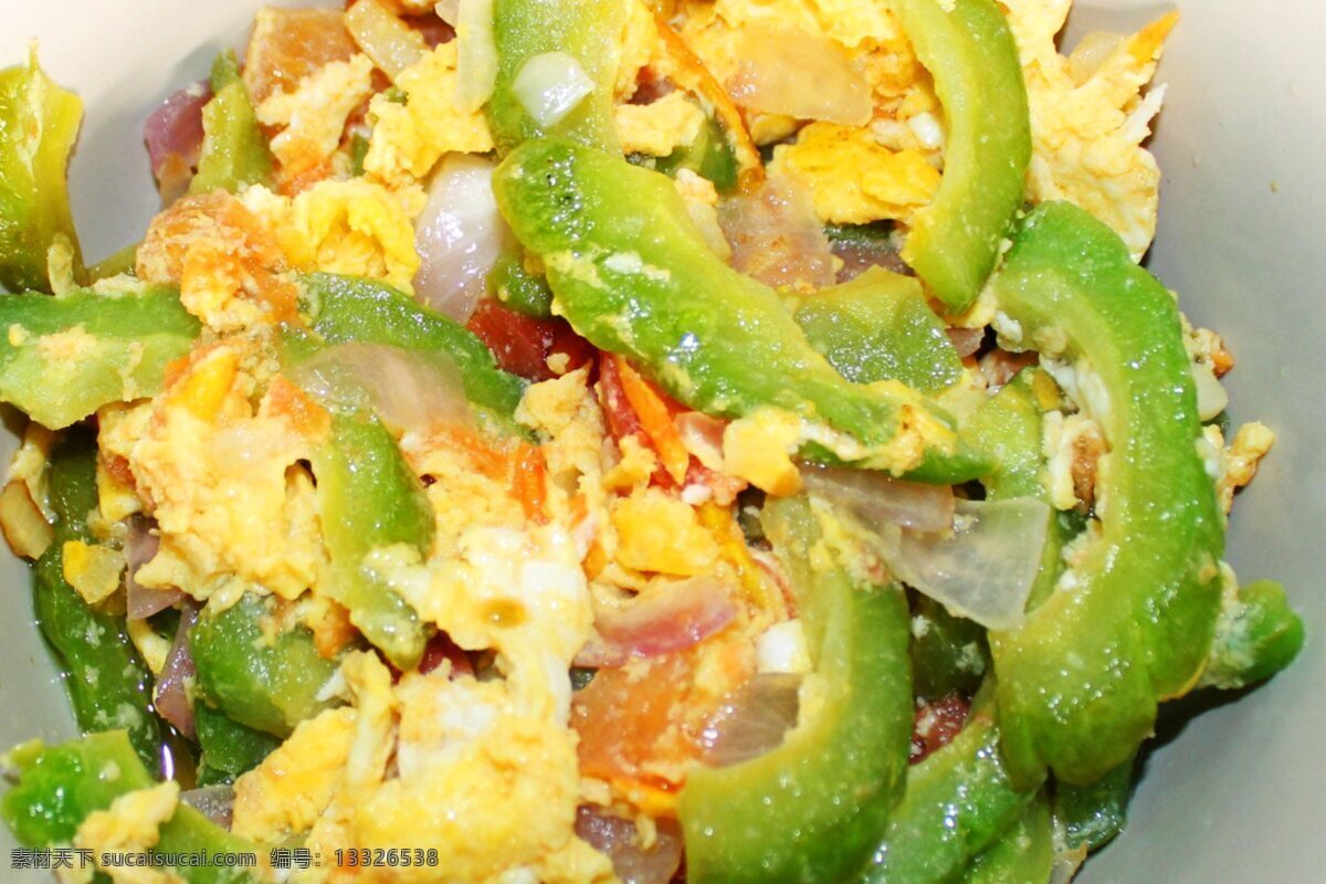 苦瓜 蔬菜 清热解毒 绿色蔬菜 时令蔬菜 夏季蔬菜 苦瓜炒蛋 餐饮美食 食物原料