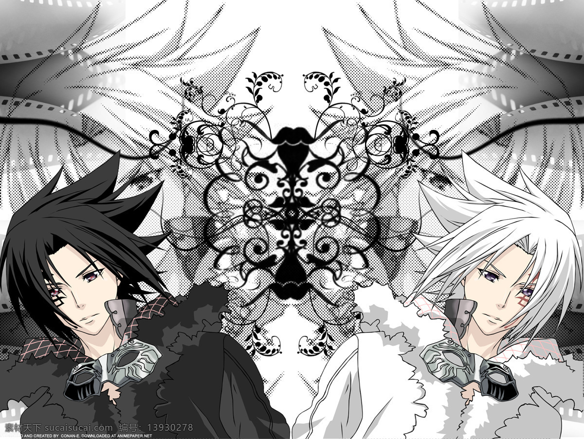 驱魔少年 动漫 新番 黑白 唯美 驱魔男主 动漫人物 动漫动画