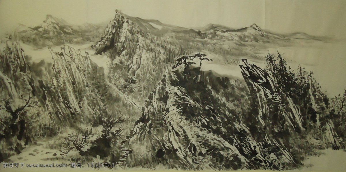 壁画 房屋 风景 风景画 工笔画 国画 绘画书法 江南水墨画 水墨 山水 设计素材 模板下载 水墨山水 中国 山水画 艺术 文化艺术 山水国画 屋子 群山 水墨画 装饰素材 山水风景画