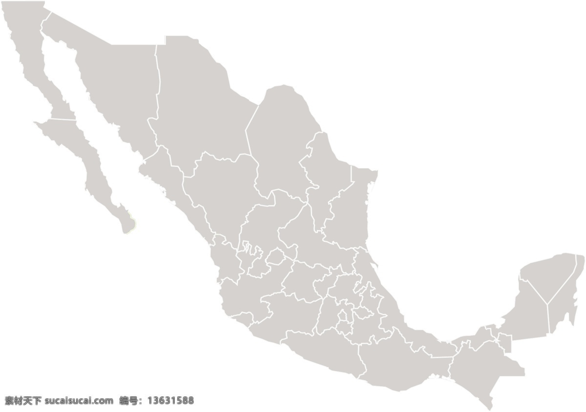 墨西哥 矢量 地图 夹 墨西哥州 无 载体 自由 州 向量 mapa de墨西哥 政治 分裂 de 向量mapa 免费 矢量图 其他矢量图