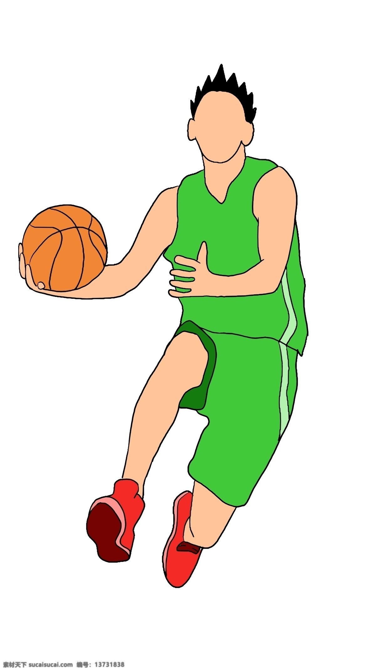 健身 运动 篮球 插画 红色的篮球 健身插画 云朵插画 篮球插画 中国篮球 卡通插画 打篮球男孩