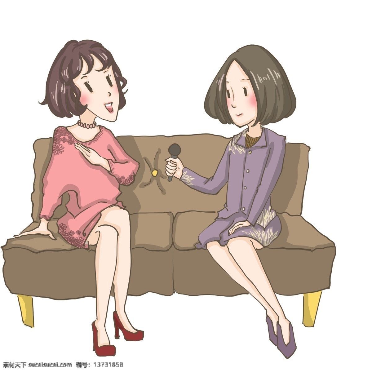 记者 双人 访谈 节日 记录对话 职业男女 社会记录者 行业 人物采访 绘声绘色 访谈节目