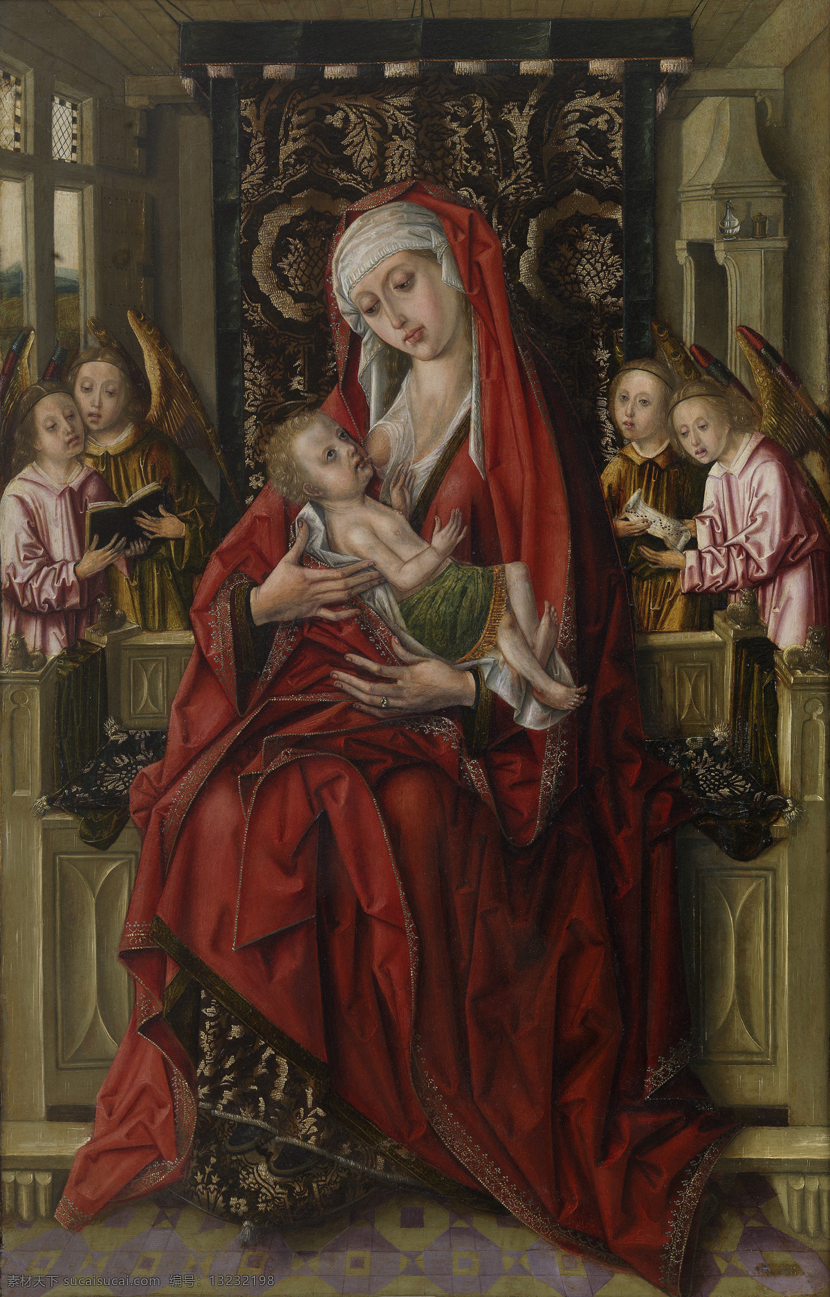 大师 画家 动物 油画 飞行 装饰画 ca leche la virgen luna alvaro don de maestro 人物 高清 西方 国外 现代 家居装饰素材