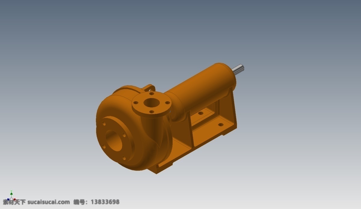 离心泵 工业设计 管道 能源和电力 3d模型素材 其他3d模型