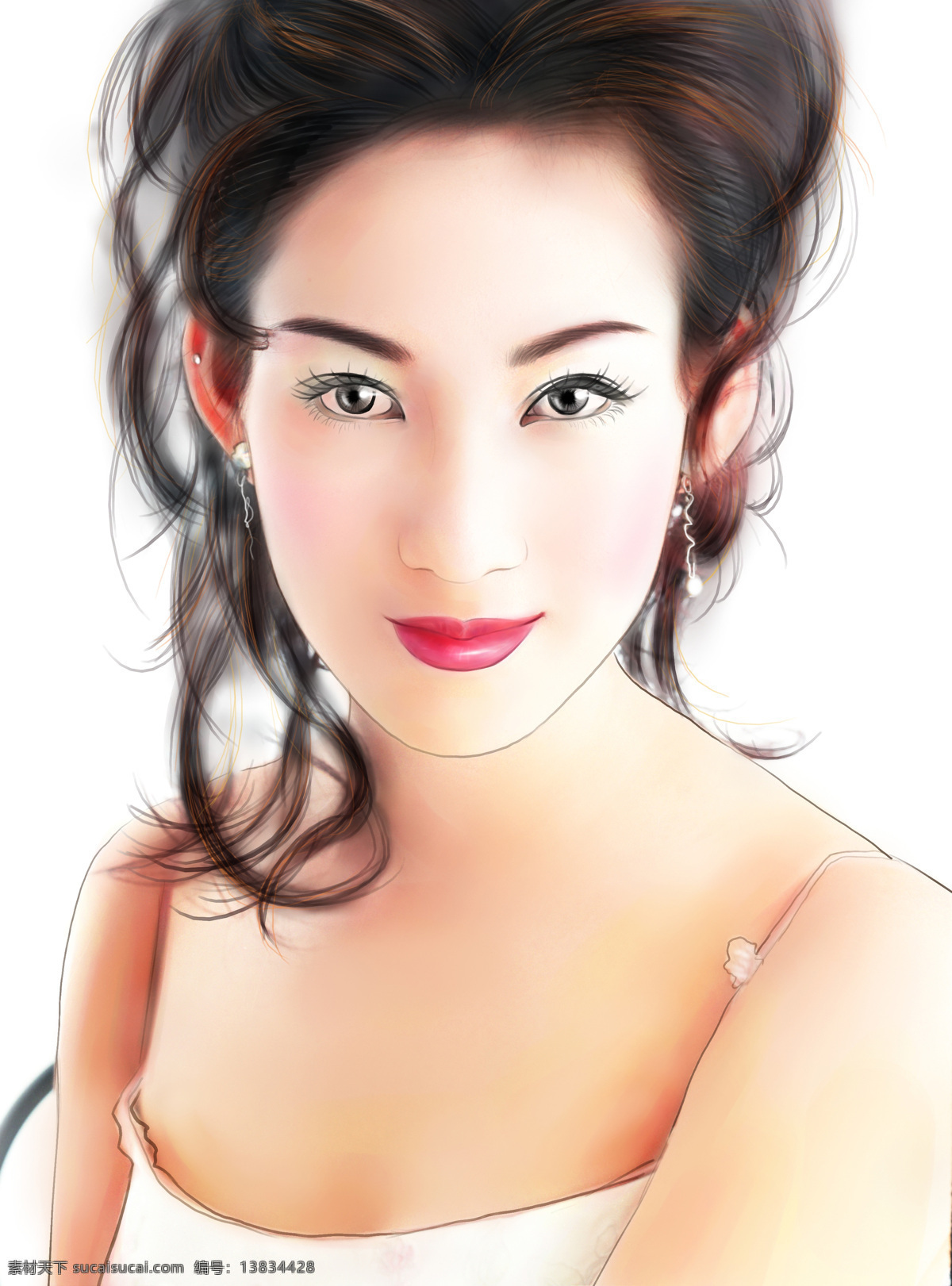 插画 绘画书法 女性 设计图库 文化艺术 插画集