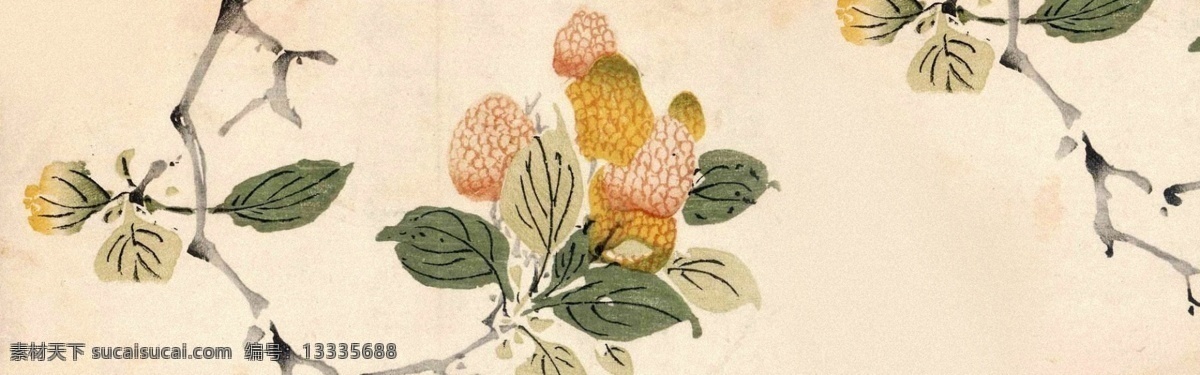 古风 禅意 花鸟 背景 banner 中国风 鸟儿 荷花 山水 淡雅 鸟 花