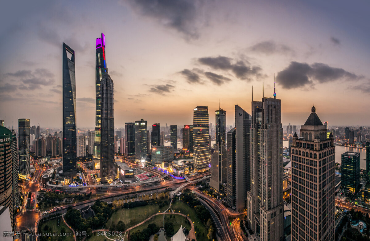 上海风景 上海 夜晚 城市 建筑 金融 中心 旅游摄影 国内旅游