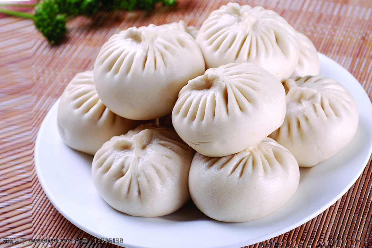包子 素包子 早餐 肉包 菜包子 大包子 美食 美味 中餐 餐饮美食 传统美食