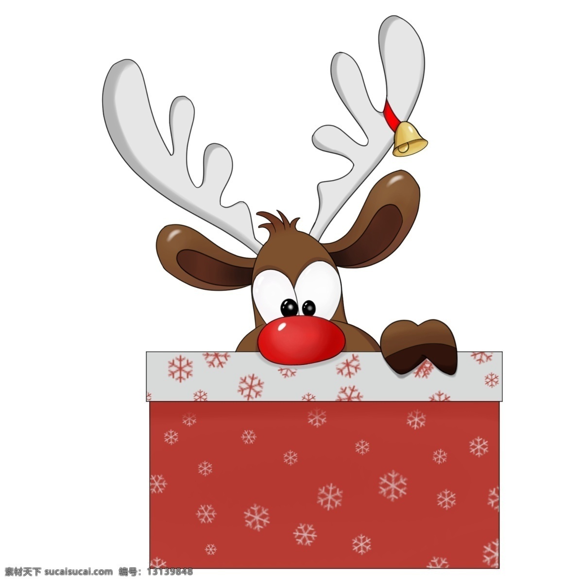 圣诞节 可爱 麋鹿 手绘 插画 圣诞 鹿 可爱麋鹿 圣诞节快乐 送礼物 圣诞礼物 手绘插画