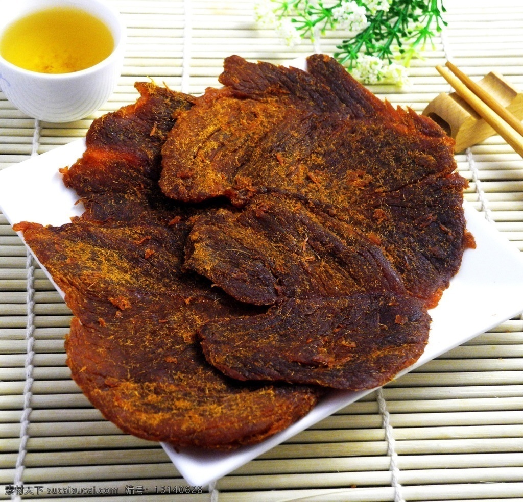 卤味猪肉片 沙茶猪肉片 沙嗲猪肉片 猪肉片 猪肉干 肉干 干肉片 餐饮美食 传统美食