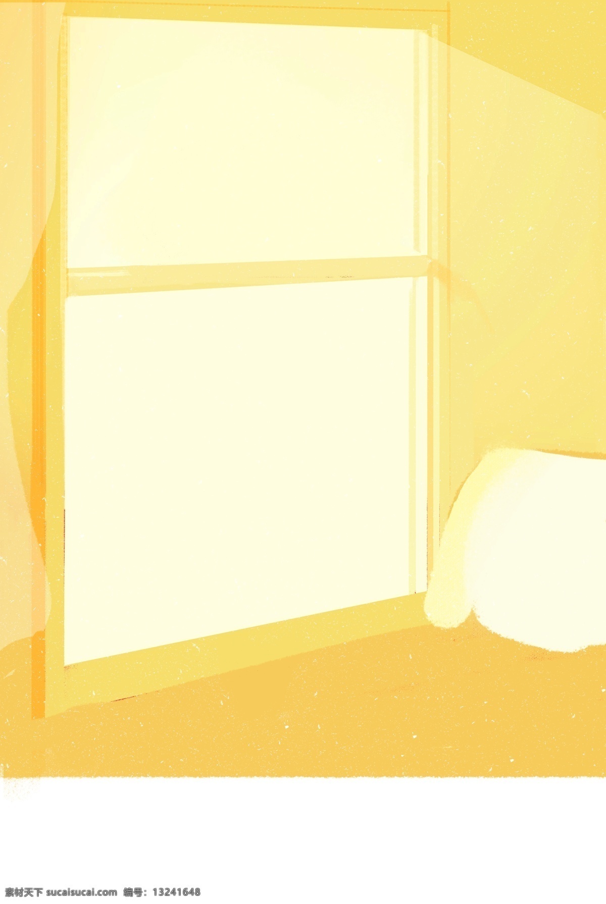 黄色 房间 背景 海报 阳光 建筑 房子 家 温暖