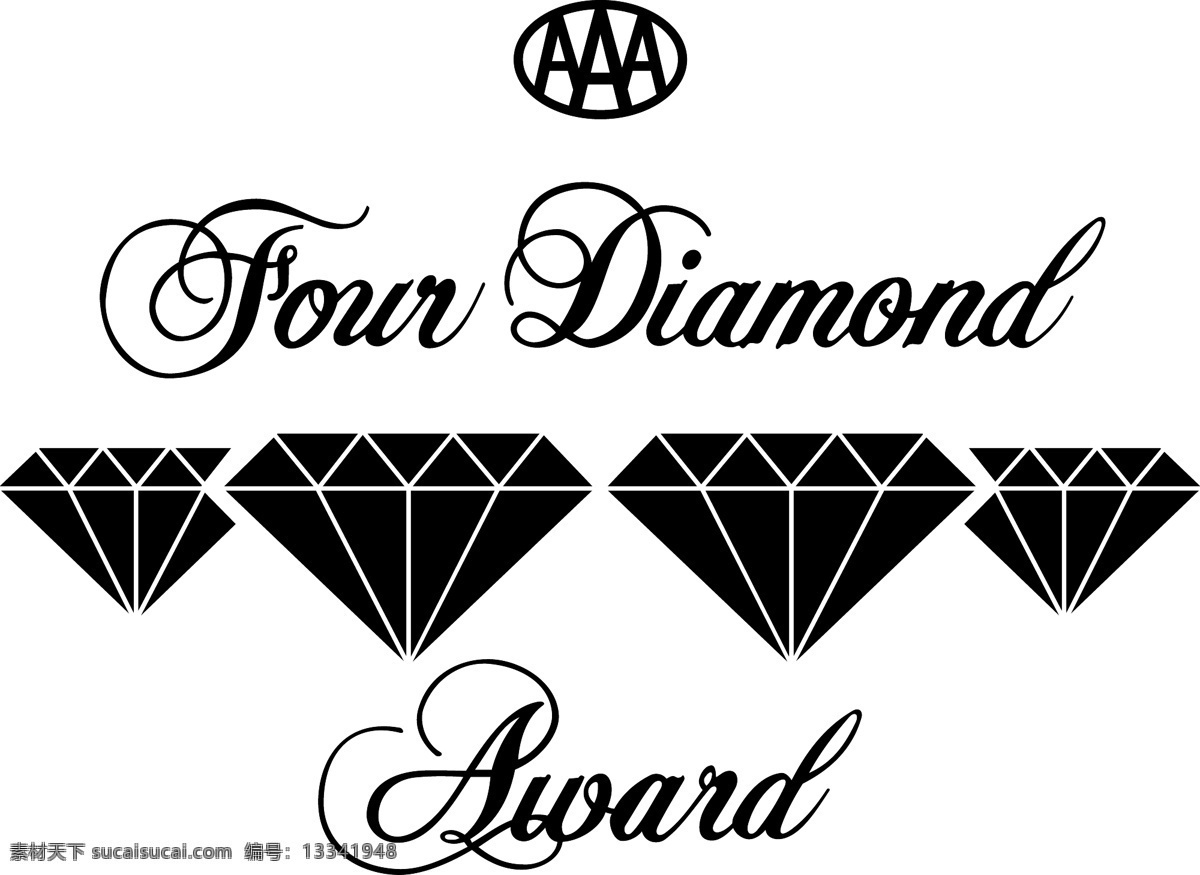 黑色 钻石 标志 logo 国外 品牌 企业 矢量图 世界 源文件 diamond