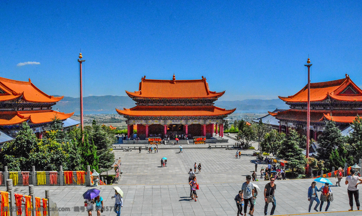 大理崇圣寺 云南省 大理市 崇圣寺 三塔文化公园 寺庙 国内旅游 古代建筑 宫殿 云南 旅游摄影
