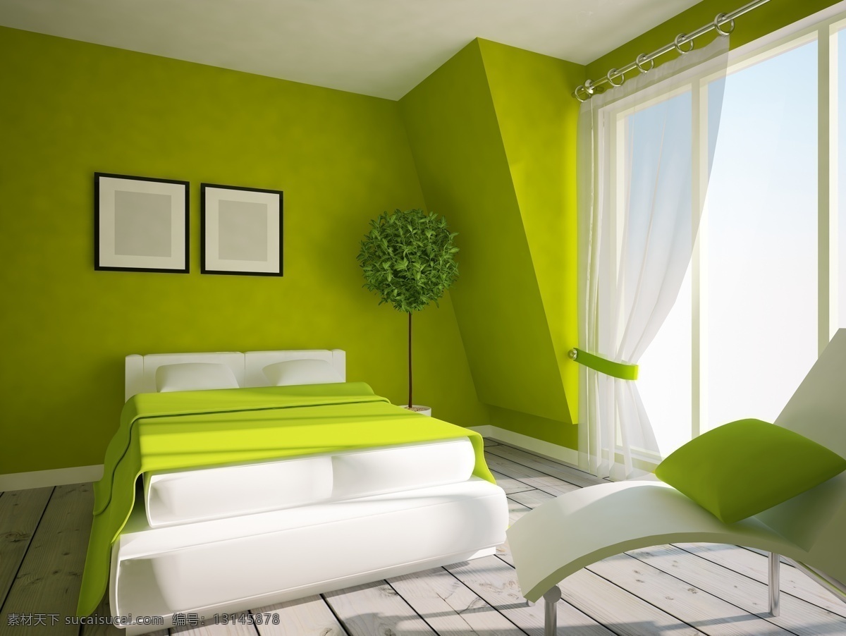 环保 生态 卧室 绿植 时尚装饰 现代主义风格 极 简 风格 室内装饰 室内装修 室内装潢 室内设计 效果图 装修风格 环境家居 白色