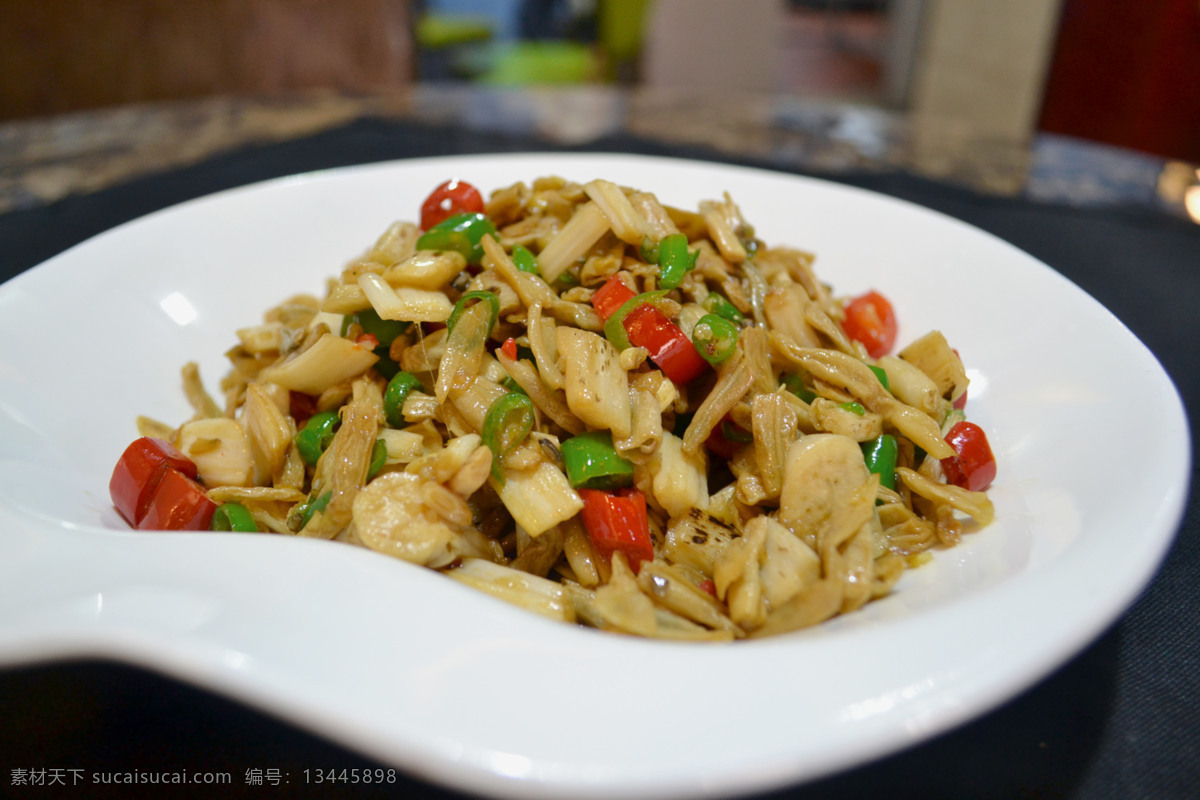 扑豆角炒藕尖 朴藕尖 藕丁 豆角 酸豆角 朴豆角 餐饮美食 传统美食