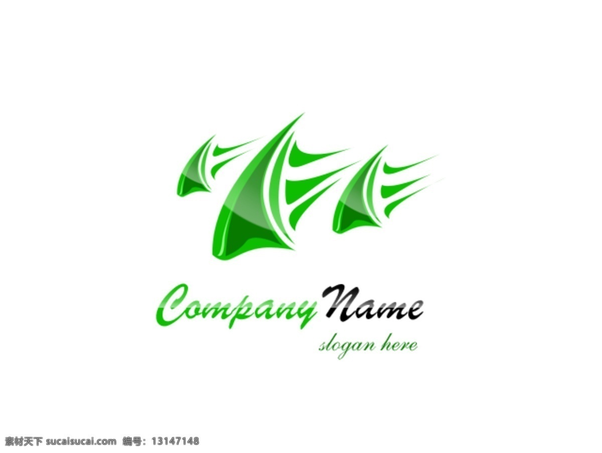 公司logo 绿色 英文 logo 公司 白色