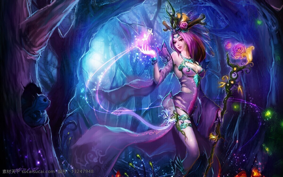 英雄联盟 lol 诡术妖姬 乐芙兰 妖姬 动漫动画 动漫人物