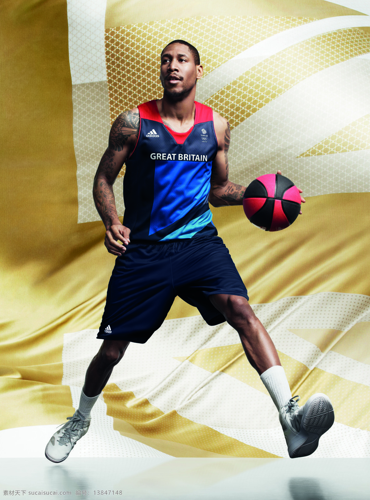adidas 英国队 奥运 装备 展示 篮球 平面广告 英国代表队 奥运装备展示 体育运动 文化艺术