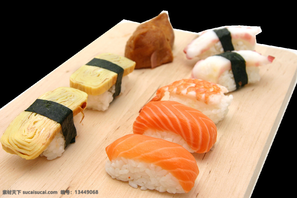简约 日式 寿司 料理 美食 产品 实物 产品实物 刺身 木制餐具 日式料理 日式美食