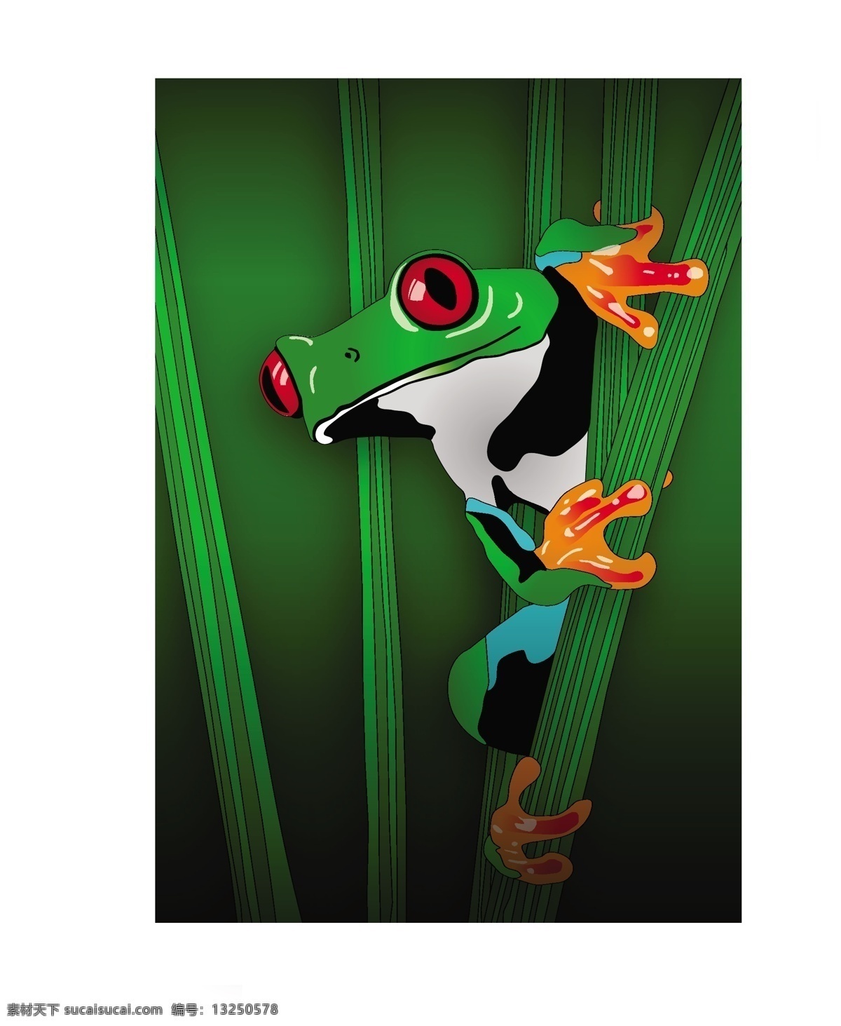 草地 上 矢量 图形 光泽 绿色 青蛙 web 背景 草 插画 创意 免费 质量 病 媒 生物 时尚 独特的 原始的 高质量 新鲜的 红色的眼睛 沼泽 绿色的小青蛙 向量 矢量图