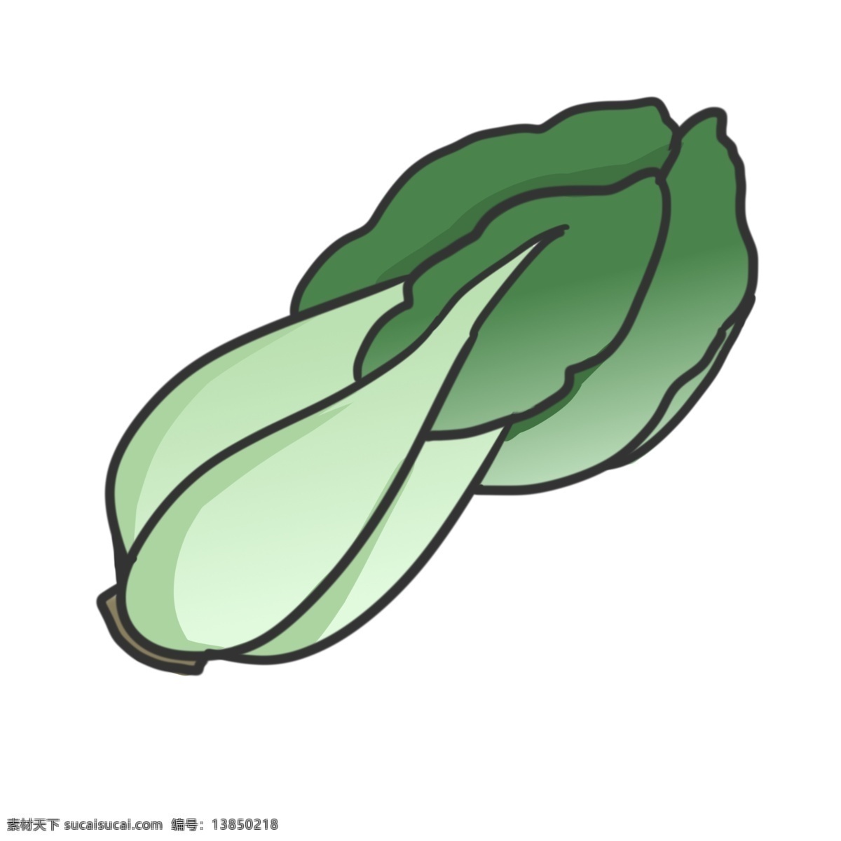 颗 绿色 蔬菜 青菜 开心 装饰 贴画 免扣 扁平 浅色 叶子 浅绿色 黑色 一颗 水彩 风格 油菜