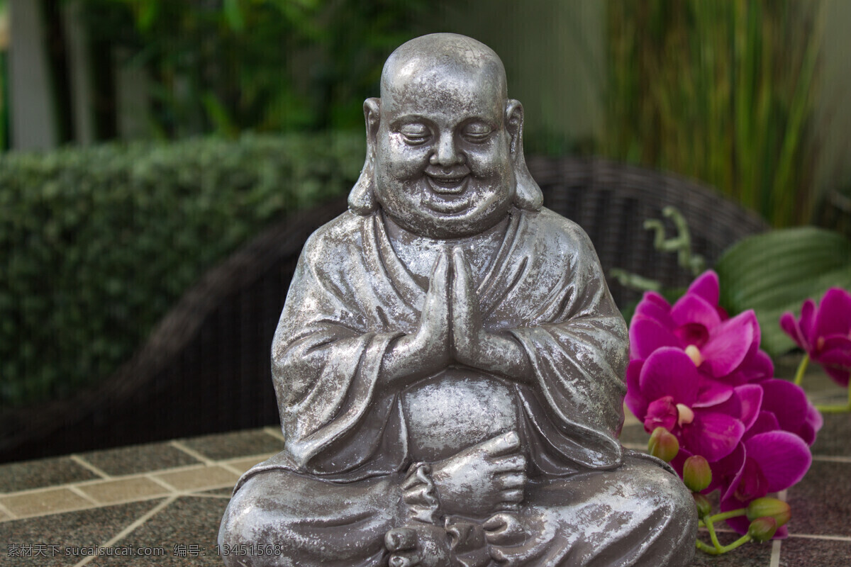 佛像摄影 佛像 泰国佛像 鲜花 罗汉 其他类别 环境家居 自然风景 自然景观 黑色
